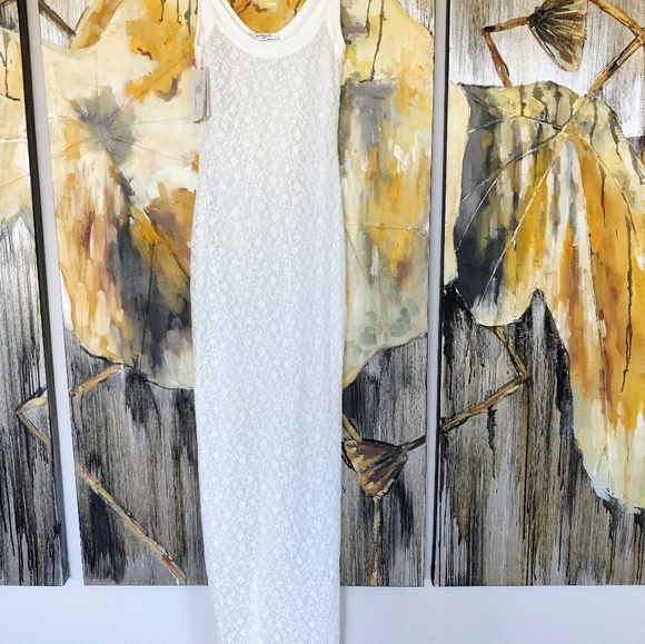 ❤️SOLD❤️Givenchy White Lace Cami gown - Picture 12 of 16